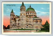 St. Louis Missouri CATHOLIC CATHEDRAL Ornate Mosaic Work c1937 Vintage Postcard picture