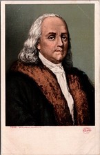 Benjamin Franklin Portrait Postcard Detroit Publishing Co. Undivided Back picture