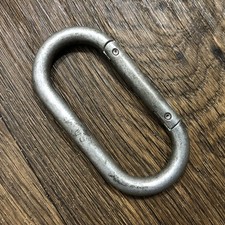 Vintage 80s Vietnam-Style US Army USGI Snap Link D-Ring Carabiner AMF 81 picture