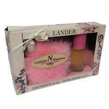 Vintage Lander Fragrance Women's Spray 2oz Cologne Dusting Powder Gift Box Set picture