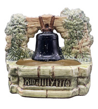 VINTAGE ORIGINAL MCCOY LIBERTY BELL ERROR PLANTER JULY 8TH picture