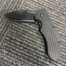 Kershaw 1605CKTST CLASH Linerlock Combo Blade Black Folding Pocket Knife  picture