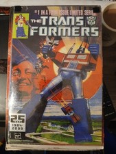 The transformers , one in a four issue , limited series comic book picture
