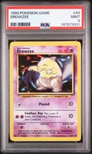 PSA 9 MINT 1999 POKEMON GAME #49 DROWZEE UNLIMITED ENGLISH picture
