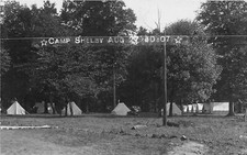 J28/ Shelby Ohio RPPC Postcard c1910 Camp Shelby Tents Military  258 picture