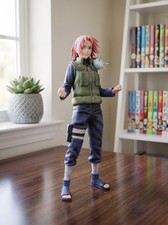 NARUTO SHIPPUDEN Sakura Figure Pink Hair Jonin Outfit Statue Katsuyu Slug Model picture