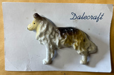 Dalecraft Painted Metal Collie or Shetland Sheepdog Dog Pin 1950's HTF Vintage picture