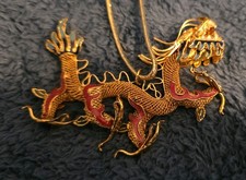 Handcrafted Cloisonne Ornament-- Dragon picture