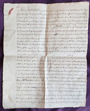 1767 Louth Lincolnshire Beaty Bromhead Deed of Covenant Indenture picture