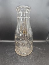 TREP milk bottle NJ Irvington Essex Double slug plate cream ring New Jersey picture