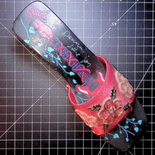 Signed Carlos by Carlos Santana Hand Painted Sample Shoe Heel JSA Autograph COA picture
