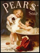 Vintage Pears Soap Ad Poster Reproduction Print 17x12 picture