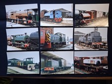 9 Original Photographs oof Vintage trains Taken In 1986 picture