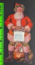 Vintage 1909 Simplex Typewriters Santa Trade Card (Minor Creasing) picture