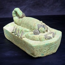 Ancient Egyptian Antique Hieroglyph Rare Scarab Egyptian Pharaonic Egyptian BC picture