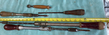 4 vintage drivers 1 marked North Brothers YANKEE Screw Driver with Flat Bit USA picture