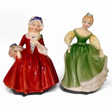 Royal Doulton Lavinia HN1955 & Fair Maiden HN2211 Figurines Lot of 2 picture