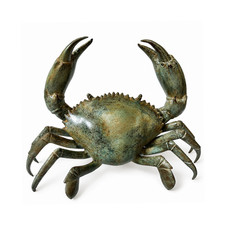 Amazing Large Mud Crab Statue – Solid Brass (36 cm / 15” Wide ) ornament picture
