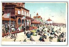 1908 North Beach And Bath House Santa Monica California CA Vintage Postcard picture