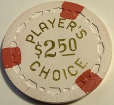 RARE PLAYERS CHOICE $2.50 CASINO CHIP MARKHAM ONTARIO CANADA COMBINE SHIPPING picture