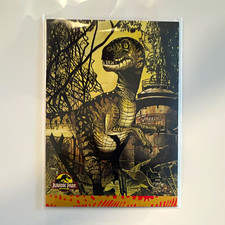 1992 Topps Jurassic Park Velociraptor Promo #0 VERY RARE SP Raptor picture