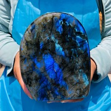 4.33LB Natural Gorgeous Labradorite Quartz Crystal Stone Specimen Healing picture