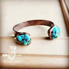 Genuine Natural Turquoise Cuff Bangle Bracelet 806t picture