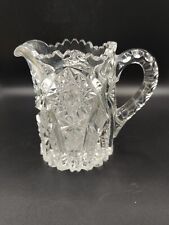 Heavy Clear Pressed Glass 4