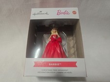 Hallmark 2026 Holiday Barbie Red Box Ornament picture