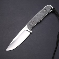 Chris Reeve Backpacker Fixed Blade - Black Canvas Micarta / MagnaCut Blade picture