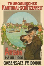 Thurgauisches Kantonal-Schützenfest Arbon 1906 🇨🇭 16x24