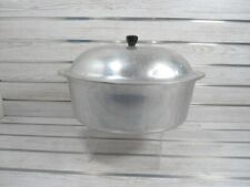 Vintage Household Institute Cooking Utensils Aluminum Oval Dutch Oven Roaster picture