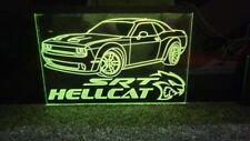 Hellcat SRT Redeye Dodge  7 Color LED  Led Neon Light Wall Sign Man Cave picture
