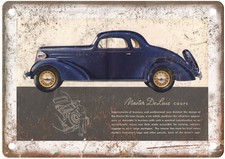 Vintage 1936 Chevrolet Auto Ad Retro Look Reproduction Metal Sign AM924 picture