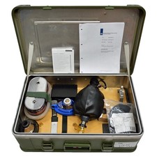NL Zarges Aluminium Box Aluminium Crate Box Transport Box K470 Resuscitator Olive Used picture