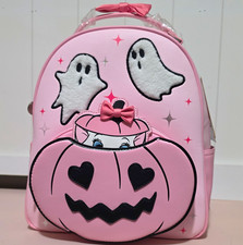BoxLunch Disney The Aristocats Marie Ghost Pumpkin Mini Backpack Pink picture