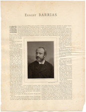 Contemporary Gallery, Ernest Barrias Vintage Print, Louis-Ernest Barrias, Born  picture