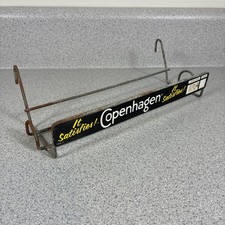 Vtg Copenhagen Chewing Tobacco Tin Store Advertising Dispenser Hanging Display picture