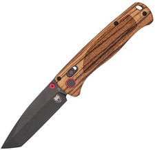 Cobratec Bar Lock Zebra Wood Tanto Folding Knife 3 in picture