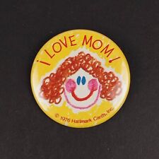 Vintage 1976 Hallmark Cards Inc - I Love Mom 2.25