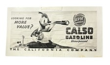 Vintage c 1930s Calso Gasoline Donald Duck Disney Advertising Photo Early Old picture