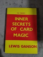 CONDITION NOTE - Dai Vernon's Inner Secrets Of Card Magic By Lewis Ganson picture