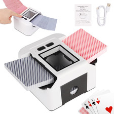 USB Rechargeable Automatic Card Shuffler 2 Decks, AUTO & Manual picture
