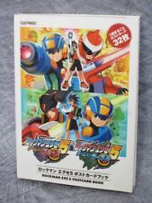 ROCKMAN EXE 5 Megaman Team Blues Carnel Postcard Book GBA Art Fan 2005 Capcom picture
