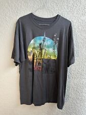Disney Parks By Hanes Adult T-shirt Size 2XL Gray Short Sleeve picture