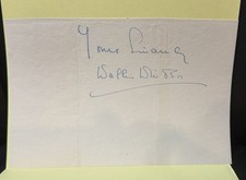 Wallis Simpson autograph signed - COA - RR Auctions Signed By Robert Eaton picture