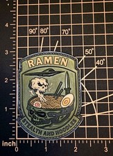 RQ-170 Stealth And Noodles Morale Flight Test Sq USAF patch  picture