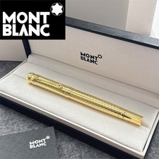 MB Gold Black Classique Luxury Rollerball Pen 164 New With Box OEM picture