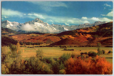 c1960s Alpine Meadow Foothills Snowcapped 9