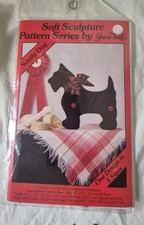New 1984 Yours Truly Soft Sculpture Scotty Dog Sewing Pattern 5 Sizes Scottie picture